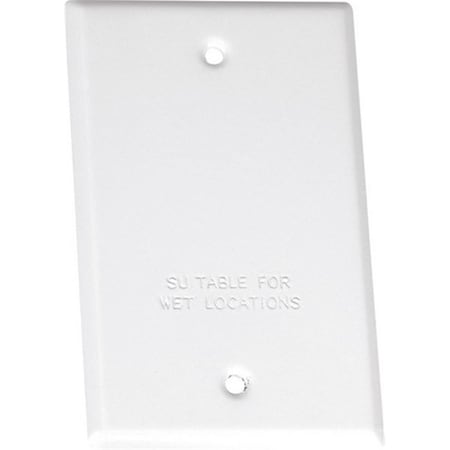 Sigma Electrical Box Cover, Rectangular, Stamped Steel, Blank Cover 3426137